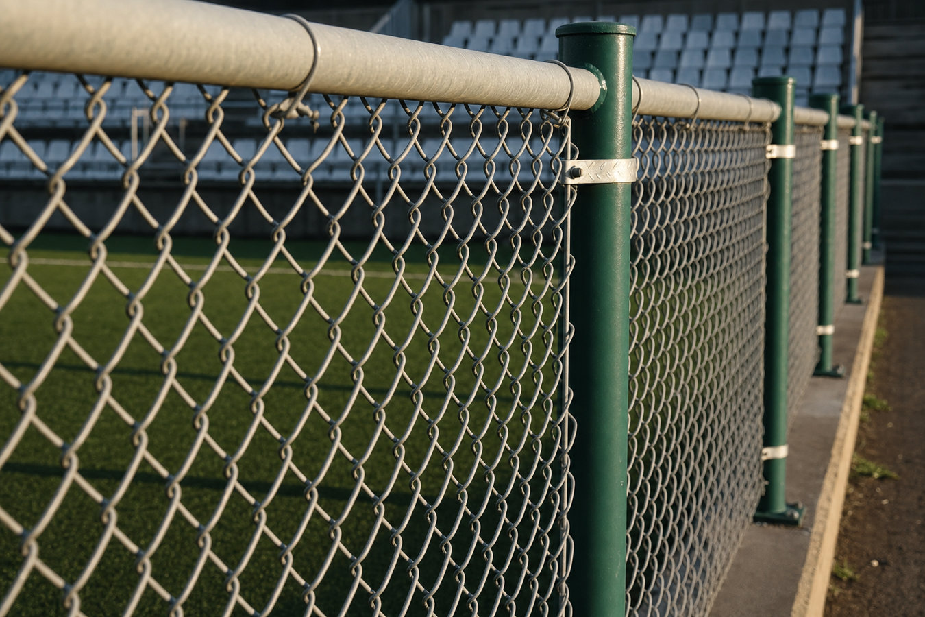 Security fence installation